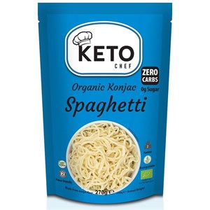 MAKARON (KONJAC) SPAGHETTI BEZGLUTENOWY BIO 270 g (200 g) - KETO CHEF (BETTER THAN FOODS)