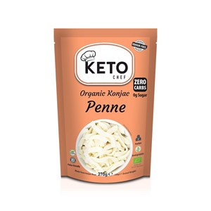 MAKARON (KONJAC) PENNE BEZGLUTENOWY BIO 270 g (200 g) - KETO CHEF