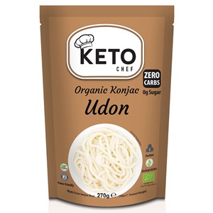 MAKARON (KONJAC) UDON BEZGLUTENOWY BIO 270 g (200 g) - KETO CHEF (BETTER THAN FOODS)