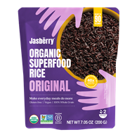 RYŻ EXPRESS JASBERRY PEŁNOZIARNISTY BEZGLUTENOWY BIO 200 g - JASBERRY