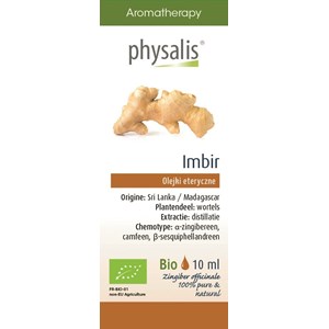 OLEJEK ETERYCZNY IMBIR BIO 10 ml - PHYSALIS