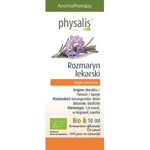 OLEJEK ETERYCZNY ROZMARYN LEKARSKI BIO 10 ml - PHYSALIS