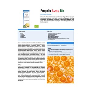 PROPOLIS FORTE EKSTRAKT W KROPLACH BIO 100 ml - PHYSALIS