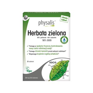 HERBATA ZIELONA 30 TABLETEK - PHYSALIS