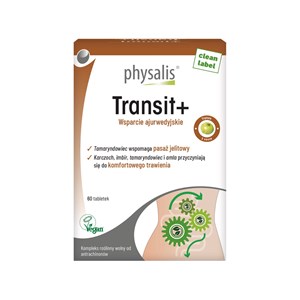 TABLETKI NA WSPARCIE PRACY JELIT (TRANSIT+) 60 szt. - PHYSALIS