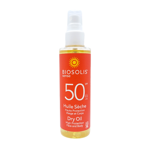 SUCHY OLEJEK PRZECIWSŁONECZNY DO CIAŁA SPF 50 150 ml - BIOSOLIS (SENSE) (PRODUKT SEZONOWY)