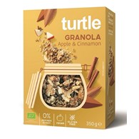 GRANOLA JABŁKO - CYNAMON BEZGLUTENOWA BIO 350 g - TURTLE