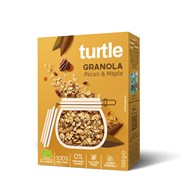 GRANOLA ORZECHY PEKAN - SYROP KLONOWY BEZGLUTENOWA BIO 350 g - TURTLE