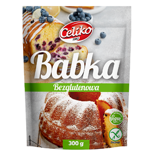 MIESZANKA DO WYPIEKU BABKI BEZGLUTENOWA 300 g - CELIKO