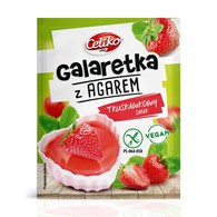 GALARETKA Z AGAREM O SMAKU TRUSKAWKOWYM BEZGLUTENOWA 45 g - CELIKO