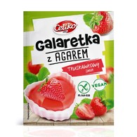 GALARETKA Z AGAREM O SMAKU TRUSKAWKOWYM BEZGLUTENOWA 45 g - CELIKO