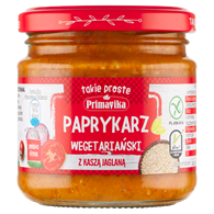 PAPRYKARZ WEGAŃSKI Z KASZĄ JAGLANĄ BEZGLUTENOWY 160 g - PRIMAVIKA