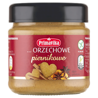 PASTA ORZECHOWA PIERNIKOWA BEZGLUTENOWA 185 g - PRIMAVIKA