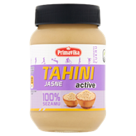 TAHINI JASNE ACTIVE (PASTA SEZAMOWA) BEZGLUTENOWE 460 g - PRIMAVIKA