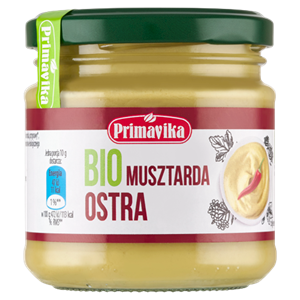 MUSZTARDA OSTRA BIO 170 g - PRIMAVIKA