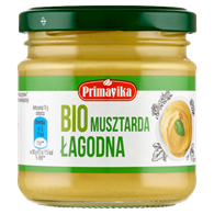 MUSZTARDA ŁAGODNA BIO 170 g - PRIMAVIKA