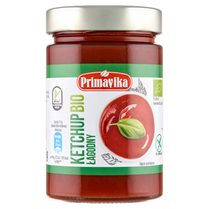 KETCHUP ŁAGODNY BEZGLUTENOWY BIO 315 g - PRIMAVIKA