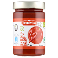 KETCHUP PIKANTNY BEZGLUTENOWY BIO 315 g - PRIMAVIKA