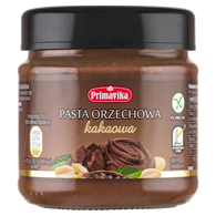 KREM Z ORZESZKÓW ZIEMNYCH I KAKAO BEZGLUTENOWY 190 g - PRIMAVIKA