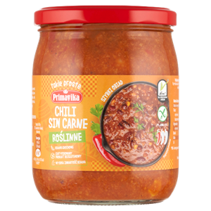 SOS WEGAŃSKI CHILI SIN CARNE BEZGLUTENOWY 470 g - PRIMAVIKA