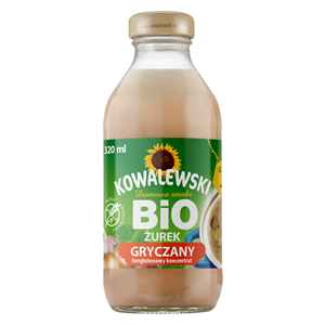 ŻUREK GRYCZANY BEZGLUTENOWY KONCENTRAT BIO 320 ml - KOWALEWSKI