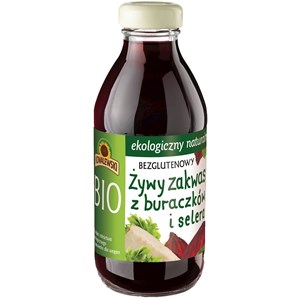 ŻYWY ZAKWAS Z BURAKÓW I SELERA BEZGLUTENOWY BIO 320 ml - KOWALEWSKI