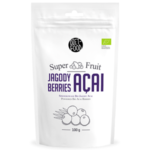JAGODY ACAI SPROSZKOWANE BIO 100 g - DIET-FOOD