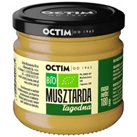 MUSZTARDA ŁAGODNA BIO 180 g - OCTIM