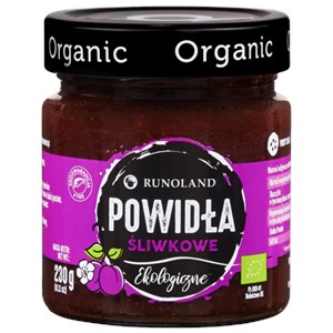 POWIDŁA ŚLIWKOWE BIO 230 g - RUNOLAND