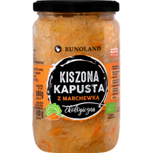 KAPUSTA KISZONA Z MARCHEWKĄ BIO 680 g (410 g) - RUNOLAND