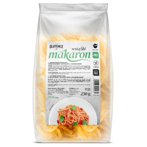 MAKARON NISKOBIAŁKOWY BEZGLUTENOWY WSTĄŻKI 250 g - GLUTENEX