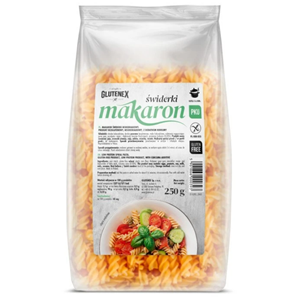 MAKARON NISKOBIAŁKOWY BEZGLUTENOWY ŚWIDERKI 250 g - GLUTENEX