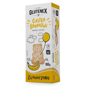 CIASTKA BANANOWE BEZGLUTENOWE 100 g - GLUTENEX