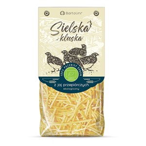 MAKARON (Z JAJ PRZEPIÓRCZYCH) KRAJANKA BIO 250 g - BARTOLINI (SIELSKA KLUSKA)