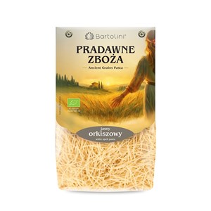 MAKARON (ORKISZOWY JASNY) NITKA BIO 250 g - BARTOLINI (PRADAWNE ZBOŻA)