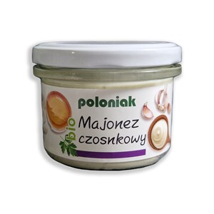 MAJONEZ CZOSNKOWY BIO 200 ml - POLONIAK