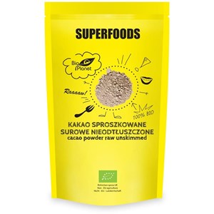 KAKAO SPROSZKOWANE SUROWE NIEODTŁUSZCZONE BIO 150 g - BIO PLANET