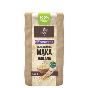 MĄKA JAGLANA BEZGLUTENOWA 500 g - NATURAVENA