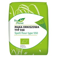 MĄKA ORKISZOWA JASNA TYP 550 BIO 1 kg - BIO PLANET