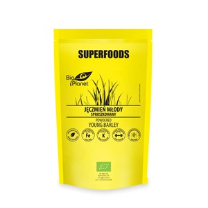 JĘCZMIEŃ MŁODY SPROSZKOWANY BIO 100 g - BIO PLANET SUPERFOODS