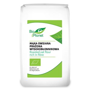 MĄKA OWSIANA PRAŻONA WYSOKOBŁONNIKOWA BIO 300 g - BIO PLANET