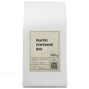 PŁATKI OWSIANE BIO 500 g - THE PLANET