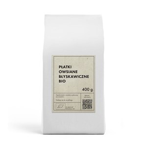PŁATKI OWSIANE BŁYSKAWICZNE BIO 400 g - THE PLANET