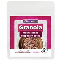 GRANOLA MALINA-KAKAO BEZGLUTENOWA 200 g - NATURAVENA