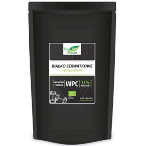 BIAŁKO SERWATKOWE NATURALNE (WPC 77) BIO 500 g - BIO PLANET