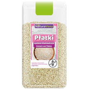 PŁATKI OWSIANE BŁYSKAWICZNE BEZGLUTENOWE 300 g - NATURAVENA