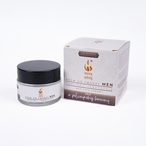 KREM DO TWARZY DLA MĘŻCZYZN NAWILŻAJĄCO - REGENERUJĄCY 50 ml - TERRA ZDRÓJ (SERIA BOROWINOWA)