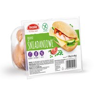 BUŁKI ŚNIADANIOWE BEZGLUTENOWE (3 szt.) 120 g - INCOLA