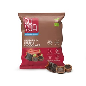 RABARBAR W CZEKOLADZIE CREAMY BIO 70 g - COCOA