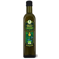 OLEJ LNIANY TŁOCZONY NA ZIMNO BIO 500 ml - DARY NATURY